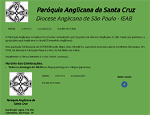 Tablet Screenshot of anglicanasantacruz.com.br